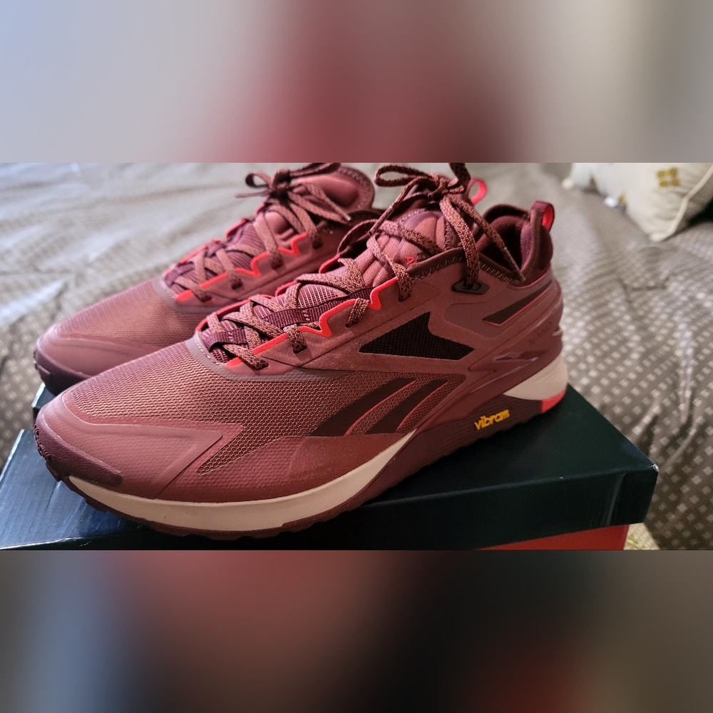 Reebok Women's Burgundy Athletic Shoes